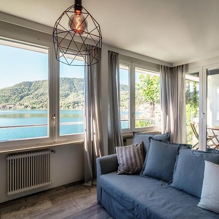 Appartamento La Finestra Blu Ponte Tresa Esterno foto